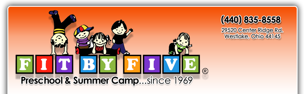 Fit By Five Preschool and Summer Camp in Westlake, Ohio.